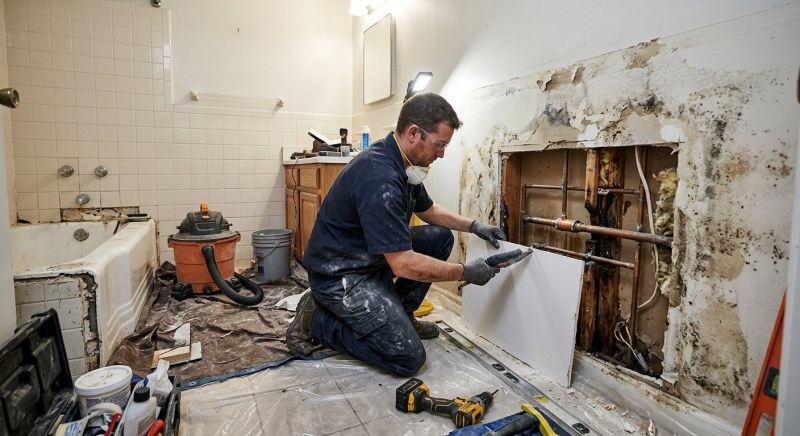 Bathroom Water Damage Repair in Conroe, TX